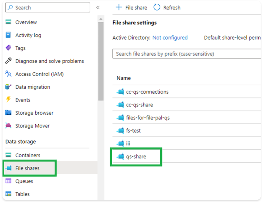 Azure Files Shares