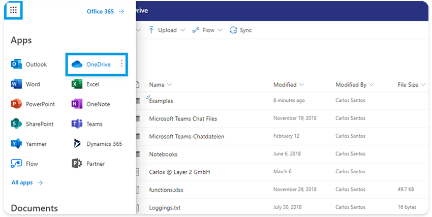 Get the OneDrive URL in SharePoint